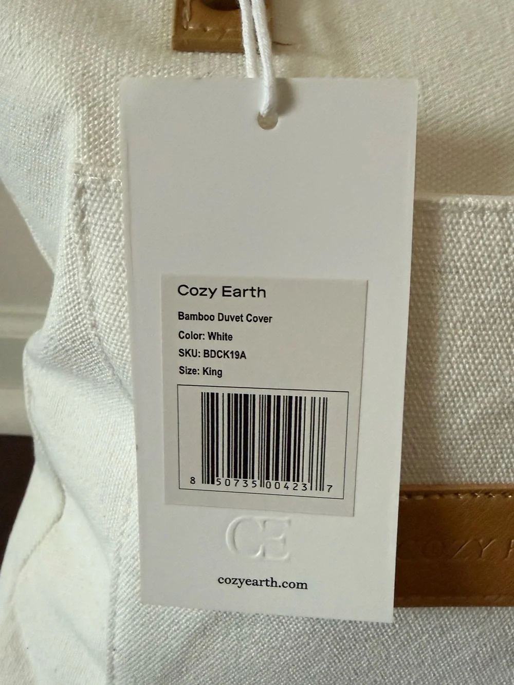 NWT - Cozy Earth Bamboo Duvet Cover - King